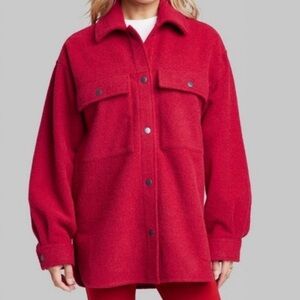 Wild fable red shacket